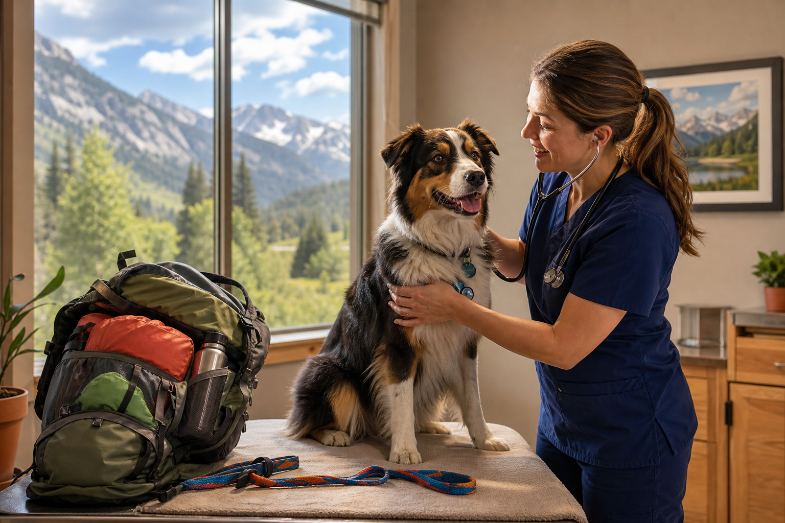 Should Your Pet Have a Summer Wellness Exam Before Traveling or Hiking Around Colorado Springs?