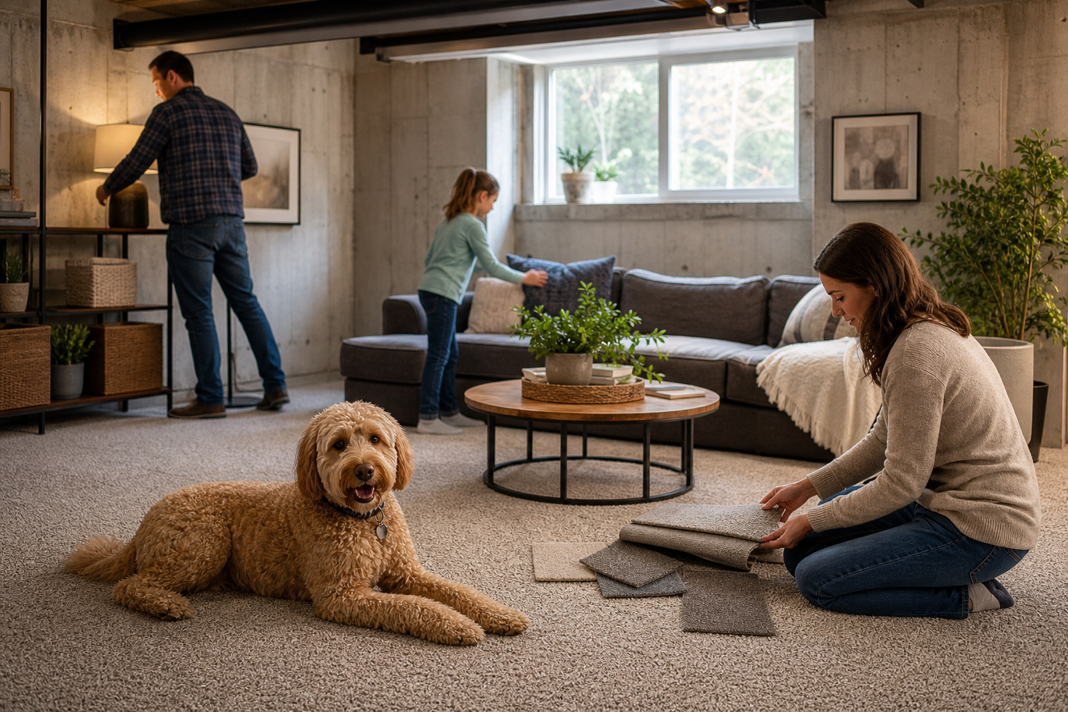 Best carpet for a basement that stays comfortable and practical