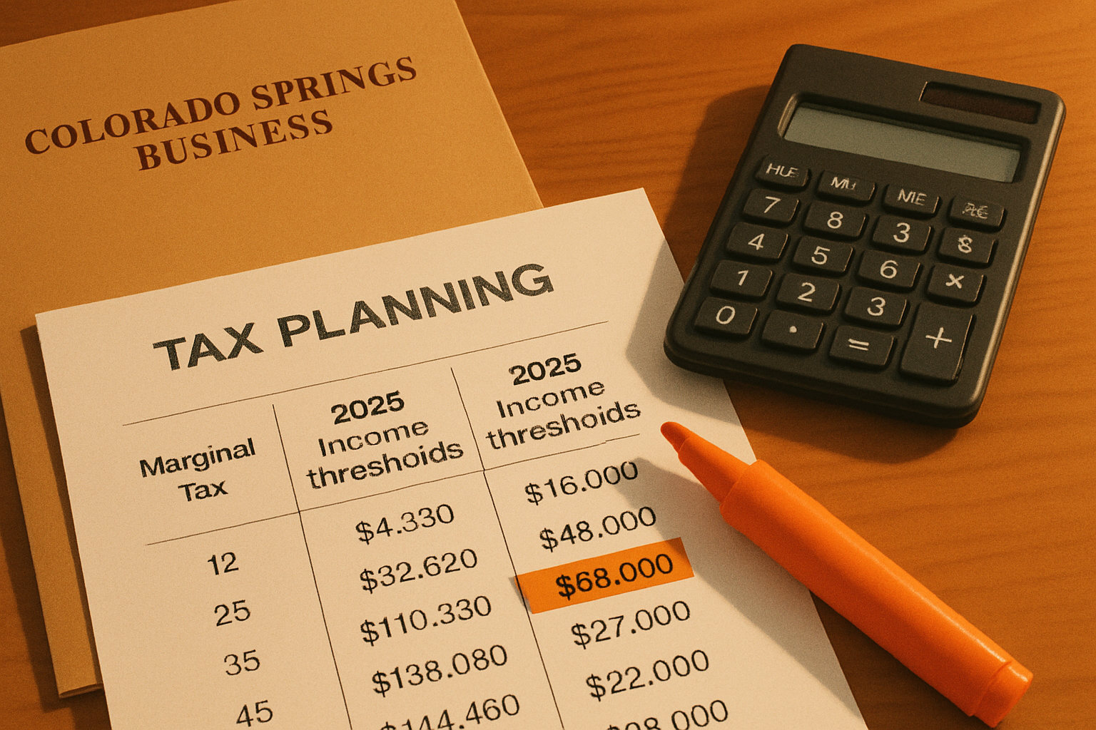 Inflation Adjustments in the Tax Code: What Colorado Springs Business Owners Should Check for 2026