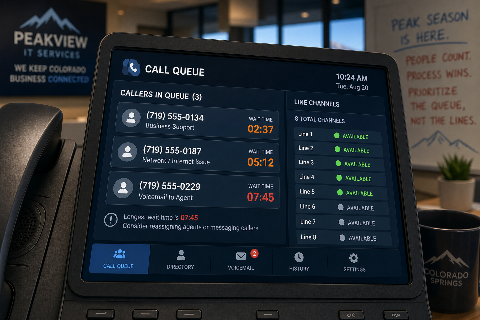 When Should a Colorado Springs Business Add Call Queues Instead of More Phone Lines?