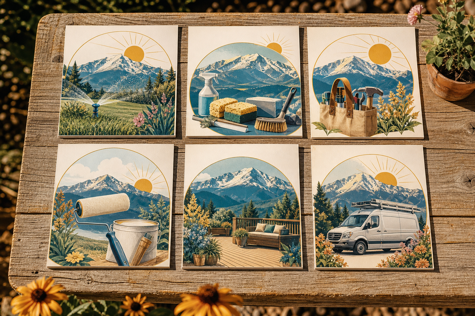 Design a Summer Image Series That Keeps Service Businesses Recognizable Across Every Post