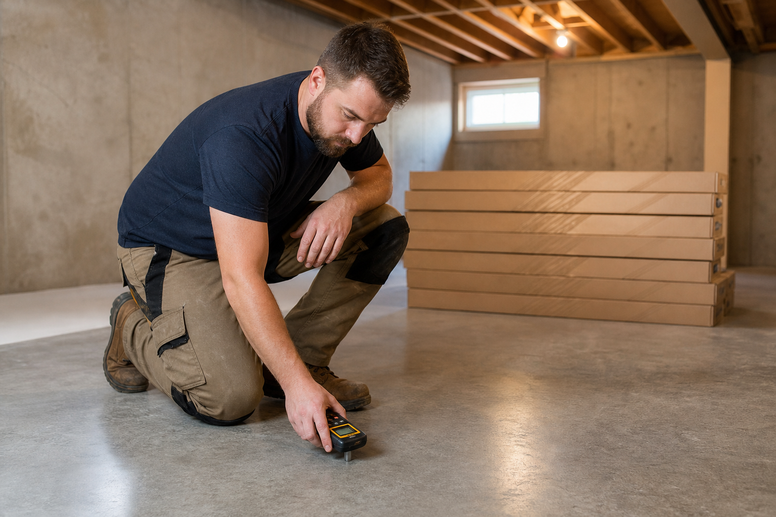 Why Concrete Moisture Testing Matters Before New Basement Flooring in Colorado Springs